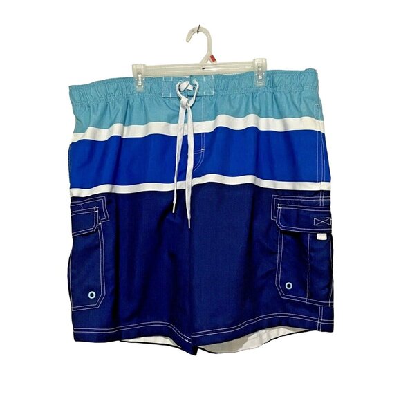 Op Swim Trunks 3XL Blue - Picture 1 of 6